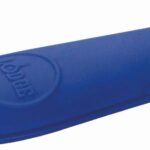 Lodge Silicone Hot Handle Holder – Dishwasher Safe Hot Handle Holder Designed for Lodge Cast Iron Skillets 9 Inches+ w/Keyhole Handle – Reusable Heat Protection Up to 500° – Blue