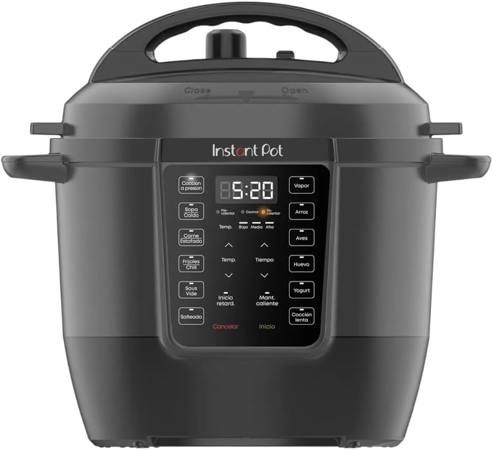 Instant Pot RIO, 7-in-1 Electric Multi-Cooker, PressureCooker, SlowCooker, RiceCooker, Steamer, Sauté, Yogurt Maker, & Warmer, Includes App With Over 800 Recipes, 6 Quart, Sea Salt