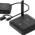 j5create Wireless Extender for USB Webcam, Microphones, or Speakers, Ideal for Streaming & Conferencing, No USB Mouse/Keyboard Compatibility (JVW120)