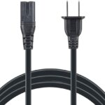 5ft AC in Power Cord Outlet Socket Cable Plug Lead Compatible with VIZIO SB3820-C6 38 2.0 Channel, SB3851-C0 5.1 Channel Home Theater Sound Bar Soundbar Wireless Bluetooth Speaker System