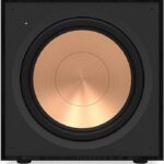 klipsch Reference R-121SW 12” Front-Firing Subwoofer with revamped Spun-Copper thermoformed crystalline Polymer woofers and an All-Digital Amplifier for Premium Sound in Black