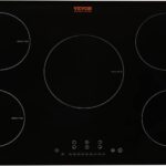 VEVOR Built-in Induction Electric Stove Top 30 Inch,5 Burners Electric Cooktop,9 Power Levels & Sensor Touch Control,Easy to Clean Ceramic Glass Surface,Child Safety Lock,240V
