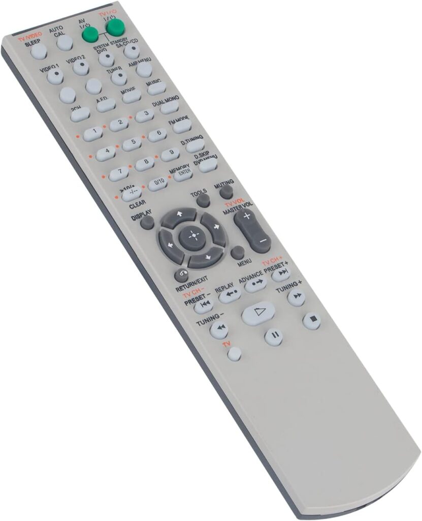 RM-AAU006 Remote Control Replace operates for Sony Home Theater System HT-DDW700 HT-DDW780 STR-K700 SS-MSP700 SS-CNP700 SS-SRP700 SS-WP700 STR-DE400 Stereo AV Receiver SS-WP700 SS-CNP700 SS-SRP700