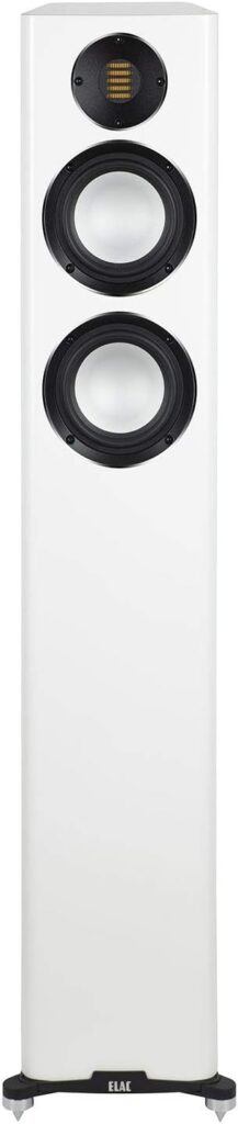 ELAC FS247.4-SW Carina Premium Floorstanding Tower Speaker – (Each) Satin White
