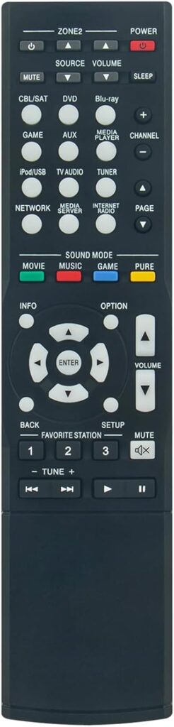 RC-1182 Replace Remote Control Work for Denon A/V Receiver AVR-X1000 AVRX1000 Audio Video Receivers Home Theater System