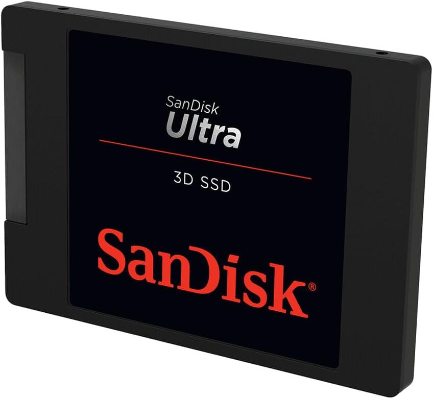 SanDisk Ultra 3D NAND 500GB Internal SSD – SATA III 6 Gb/s, 2.5 Inch /7 mm, Up to 560 MB/s – SDSSDH3-500G-G26