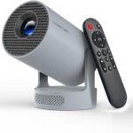 Magcubic Mini Projector 4K Support, Portable Projector with WiFi 6 and Bluetooth 5.4, 5W Soundbase Speaker, Smart Proyector with Auto Vertical Keystone 180°Rotatable for Movie Home Outdoor