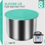 Silicone Cover Fits Instant Pot 8 Quart – 8 Qt Inner Pot Lid for Insta Pot Duo,Pro,Ultra,Crisp,Nova,Plus & More – Best Sealing Lid for 8 Qt Pressure Cooker Instapot Cover
