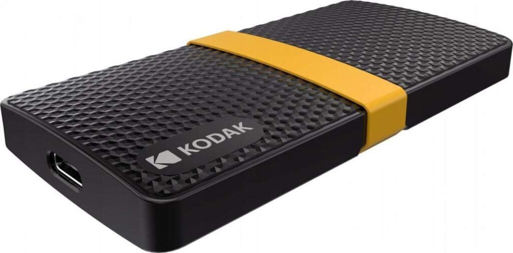 KODAK Portable SSD X200 drive – 512GB with USB-C 3.1 Gen 2