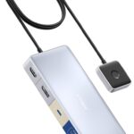 Anker Docking Station, KVM Switch for 2 Laptops, Dual 4K Monitor 554 USB C Docking Station, with HDMI and DisplayPort, Max 100W PD, USB 3.0, Audio for Lenovo Laptop, Macbook, iPad, Steam Deck and More