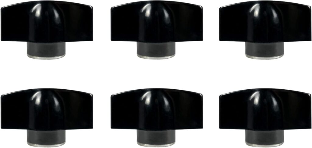 All American 1930 – Wing Nut, Pack of 6 – Stay-Cool, Phenolic Design – Secures Pressure Cooker Cover – Fits All Our Pressure Cookers/Canners