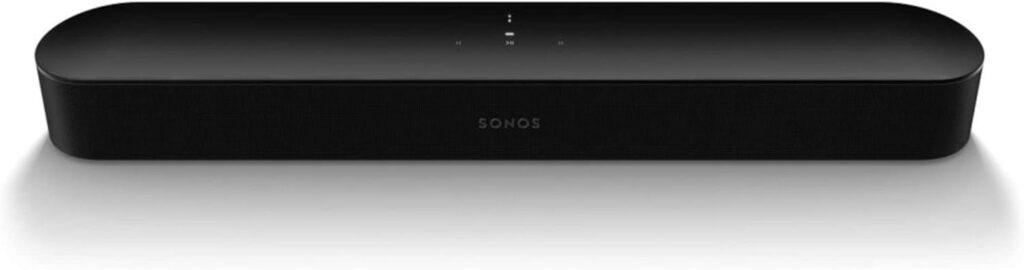 Sonos Beam (Gen 2). The Compact Smart soundbar for TV, Music and More. (Black) International Version, No Warranty