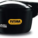 Hawkins Futura 5 Litre Pressure Cooker, Hard Anodised Inner Lid Pressure Cooker, Induction Cooker, Pan Cooker, Black (IFP50)