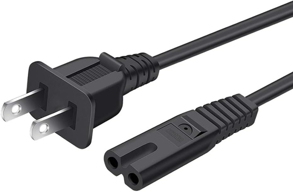 Power Cord for LG Soundbar Subwoofer – 6FT Power Cord for LG SPK5B-W SK5Y SH4 SHC4 SH5B Subwoofer Soundbar Sound Bar Power Cable Cord Supply Replacement [UL Listed]