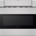 SHARP SMD2470ASY Microwave Drawer Oven, 24-inch, 1.2 Cubic Feet, 950 Watt, Concealed Control Panel with Digital LCD Display, Stainless Steel