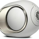 Devialet – Phantom Ultimate 98 dB – Light Pearl – Zero Distortion – High-Resolution Audio Processing – Multiroom Sync. – Home Audio Speaker