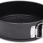 Hiware 9 Inch Non-stick Cheesecake Pan Springform Pan with Removable Bottom/Leakproof – Black
