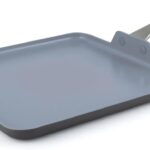 GreenPan Lima Hard Anodized 11” Square Griddle Pan, Ceramic Nonstick, PFAS-Free Nontoxic Pots and Pans, Oven & Broiler Safe, Stainless Steel Handle, Cookware for Eggs & Omelet, Gray