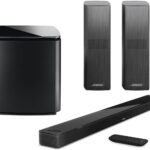 Bose Home Theater System Smart Ultra Dolby Atmos Soundbar, Bass Module 700 2X Surround Speakers 700, Black