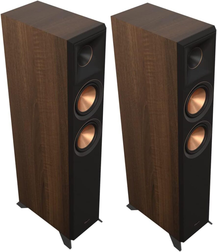 Klipsch Reference Premiere RP-5000F II Walnut Floorstanding Speaker, Pair