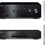 Yamaha CD-S303 CD Player with MP3/WMA/LPCM/FLAC/USB Compatibility with A-S301 Integrated Amplifier