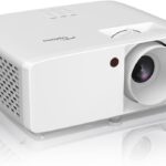 Optoma HZ40HDR HD DLP Theatre and Gaming Projector – White