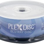 PLEXDISC 645-213 50 GB 6X Blu-ray Double Layer Recordable BD-R DL White Inkjet, 25-Disc Spindle