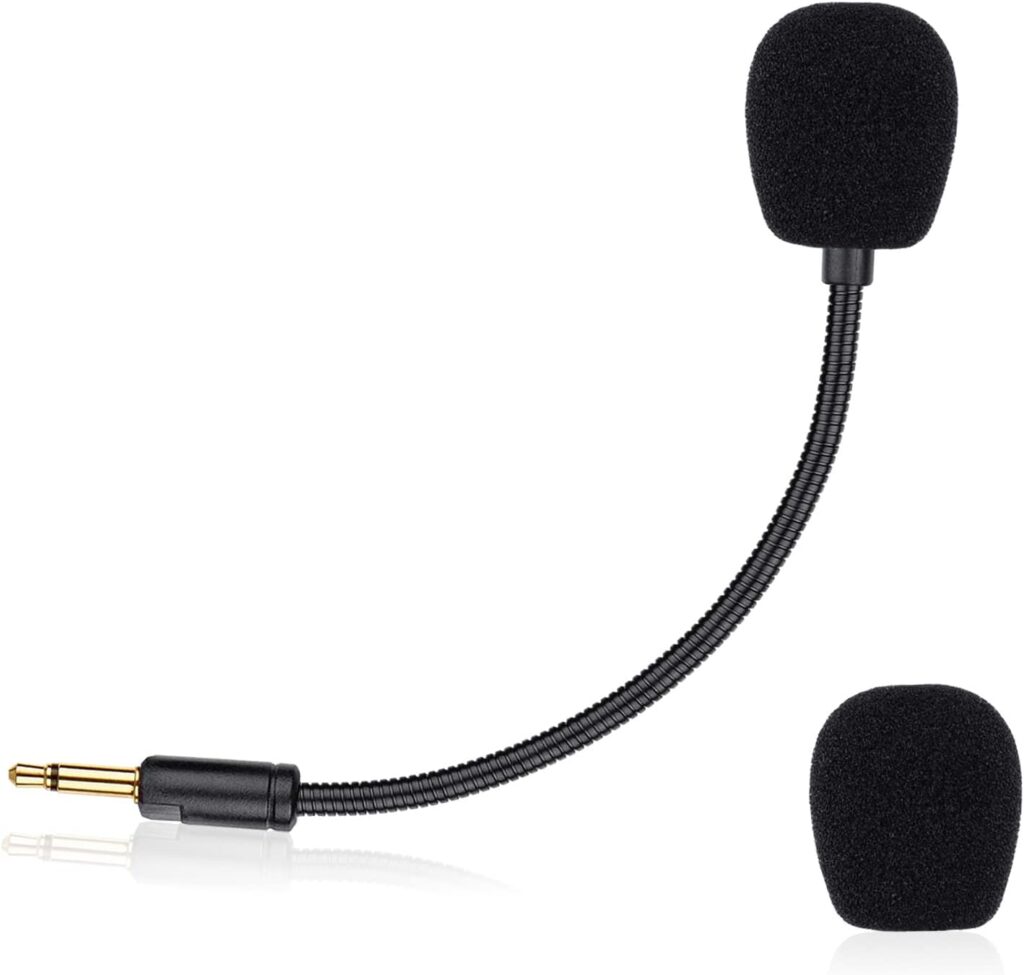 Microphone Replacement for Razer Kaira Pro Wireless Gaming Headset, Omnidirectional Detachable Mic Boom Works on Xbox One, Xbox Series X & S, PS5, PS4, PC, Mac