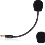 Microphone Replacement for Razer Kaira Pro Wireless Gaming Headset, Omnidirectional Detachable Mic Boom Works on Xbox One, Xbox Series X & S, PS5, PS4, PC, Mac
