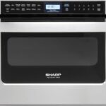SHARP KB6524PSY Microwave Drawer Oven, 24-inch, 1.2 Cubic Feet, 950 Watt, Angled Touch Control Panel, Stainless Steel