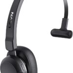 LEVN Trucker Headset, Trucker Bluetooth Headset with Noise Cancelling Microphone & Mute Button, Bluetooth Headsets V5.2 Multipoint for Work from Home/Cell Phone/Computer/Zoom/Teams/Truck Driver