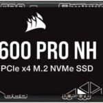 Corsair MP600 PRO NH 8TB PCIe Gen4 x4 NVMe M.2 SSD – High-Density TLC NAND – M.2 2280 – DirectStorage Compatible – Up to 7,000MB/sec – No Heatsink – Black