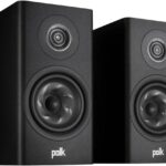 Polk Audio Reserve R200 Large Bookshelf Speaker for Dynamic, Detailed Home Theater Audio, 1″ Pinnacle Ring Tweeter & 6.5″ Turbine Cone Woofer, Dolby Atmos & IMAX Enhanced, Wall Mountable, Black