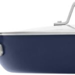 Calphalon® Premier Ceramic Nonstick 12″ Frying Pan with Lid, Midnight Blue