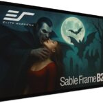Elite Screens 120″ Fixed Frame Projector Screen 16:9, 4K/8K UHD CineWhite UHD-B, ISF Certified, UST/Short/Standard Compatible, SB120WH2