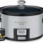 Cuisinart PSC-350 3.5 Quart Programmable Slow Cooker Brushed Stainless Steel Bundle with 2 YR CPS Enhanced Protection Pack