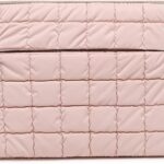 Canvas Life 360 Protective Plush Laptop Sleeve 14-14.4-inch Laptop Sleeve Bag Compatible with HP, Lenovo, Dell, ASUS, MacBook Pro 14-inch – Quilted Design (Pink, 14 inch / 14.0 inch)