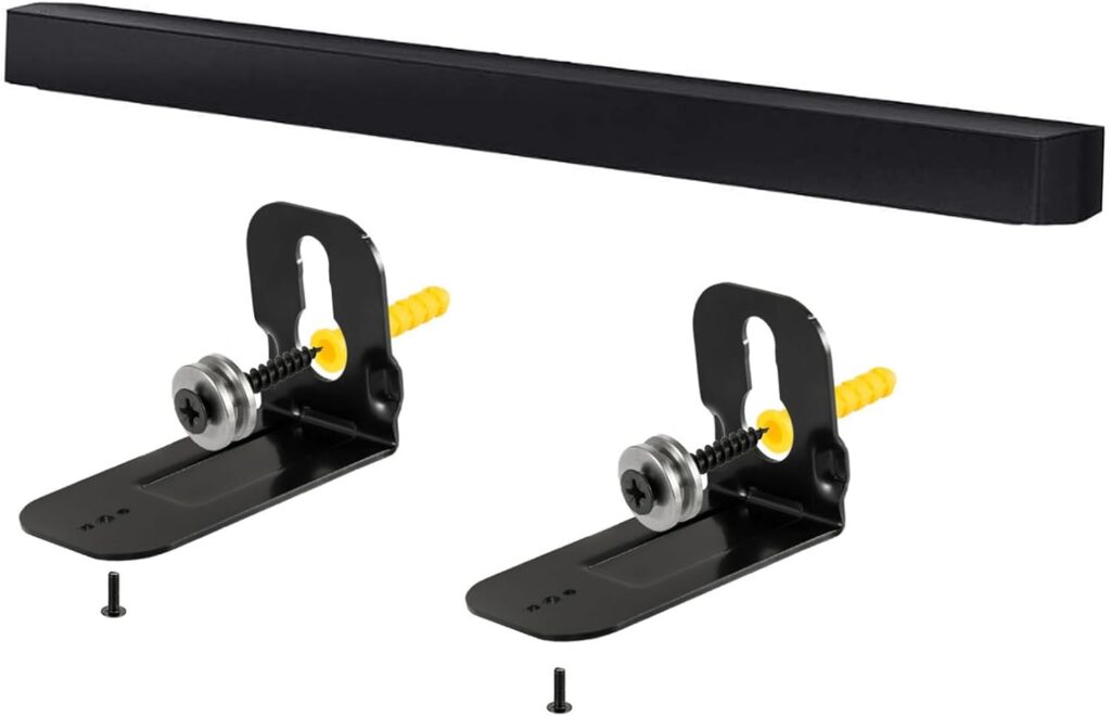 Soundbar Wall Mount Bracket for Samsung HW-Q990 HW-N950/HW-S40T/HW-S41T/HW-S60T/HW-T400 Center Channel Soundbars TV Audio Accessories