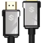 Silkland HDMI ARC Cable for Soundbar 3.3FT, [e ARC, ARC, HDCP 2.2, Ethernet] High Speed 18Gbps HDMI Cable, Braided HDMI Cord for Sound bar, UHD TV