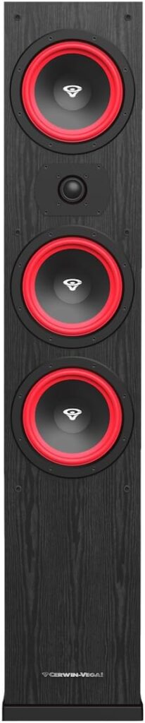 CERWIN-Vega! Home Audio LA365B 6.5 inch 300 Watts 3-Way Tower Speaker (Black)