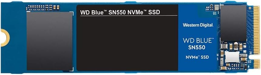 Western Digital 500GB WD Blue SN550 NVMe Internal SSD – Gen3 x4 PCIe 8Gb/s, M.2 2280, 3D NAND, Up to 2,400 MB/s – WDS500G2B0C