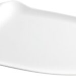 Dexas Chop & Scoop Cutting Board, 11 by 15 inches, White with Black Handle