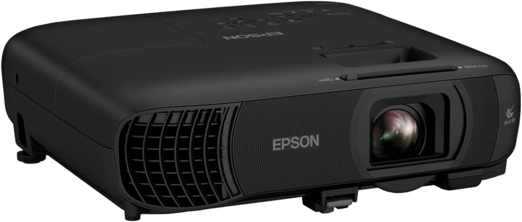 Epson Pro EX9270 Wireless 1080p 3LCD Projector, 4,100 Lumens Color and White Brightness, Apple AirPlay, Miracast, Stream from Phone and Laptop, 2 HDMI Ports, 1.6x Optical Zoom, Built-In Speaker