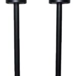Speaker Stands Compatible with Sony SA-RS5 Home Surround Sound System(only Stand),The Speaker Floor Stand can Hide The Power Cord and is Made of Aluminum Alloy Material(Black Pair)