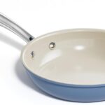 Redchef Ceramic Non Stick Egg Pans, Nonstick Frying Pan Skillet, 8 inch Cooking Pan Non Toxic with Stay Cool Handle for Induction, PTFE & PFAS & PFOA Free, Dishwasher/Oven Safe (Blue)