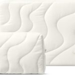 tomtoc 360 Protective Puffy Laptop Sleeve Set for 13-inch MacBook Air M4/A3240 2025, M3/A3113, M2/A2681, 13-inch MacBook Pro, Quilted Soft Puffer Bag with Tech Pouch for 13-inch Surface Pro Copilot+PC