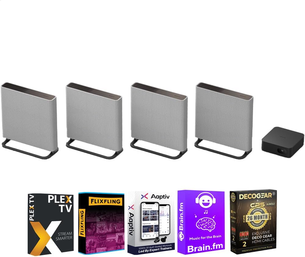 Sony HTA9M2 BRAVIA Theater Quad with 16 Total Speakers Dolby Atmos/DTS:X Bundle with Tech Smart USA Audio Entertainment Essentials Bundle & 26 Month CPS Extended Protection Pack