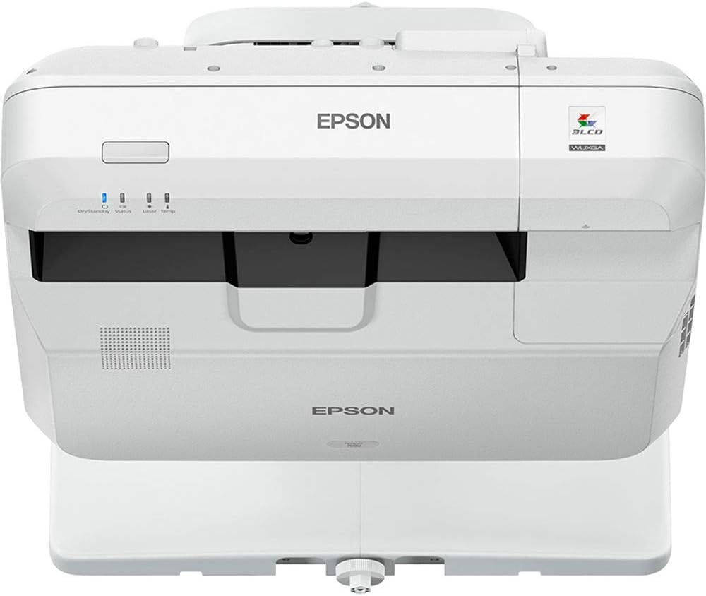 PowerLite 700U 4000-Lumen WUXGA Ultra-Short Throw Projector – Bundle Includes HDMI Cable + Microfiber Cleaning Cloth