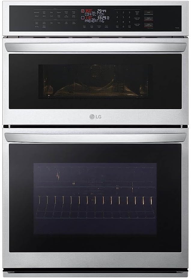 6.4 cu. ft. Smart Combi Wall Oven with Fan Convection, Air Fry in PrintProof Stainless Steel