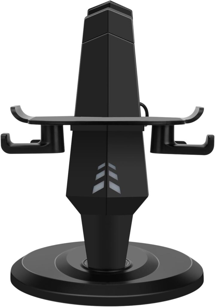 TechKen Charging Stand for Meta Quest 2, VR Headset Charging Dock for Quest 2 Accessories Stand Holder, VR Controllers Holder